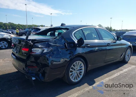 2021 BMW 530I xDrive из США, поврежденный, VIN WBA13BJ07MCF80244